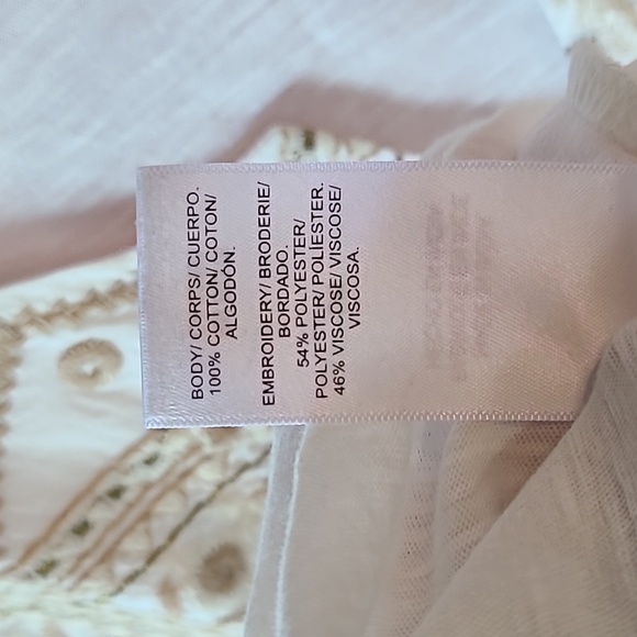 Luck Brand Embroidered Top Size Large - Picture 16 of 16